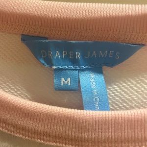 Draper James Kelsea Awning Stripe Sweatshirt, M